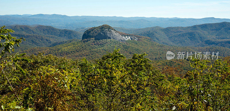 北卡罗莱纳的Looking Glass Rock